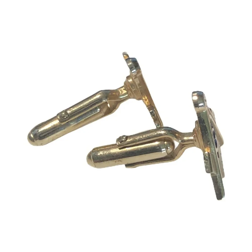 Masonic Cufflinks‎ Freemason Mens Goldtone Shirt